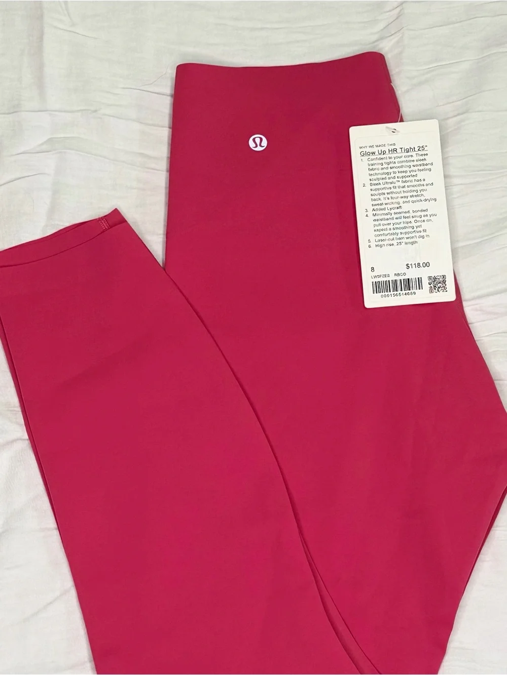 lululemon athletica Glow Up Leggings in Bright Pink